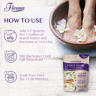 Foot Soak Blend with Lavender 14.1oz