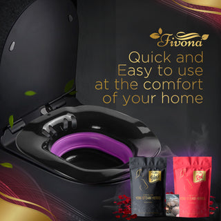 4 in 1 Yoni Steaming Kit | Premium Black & Red Herbs