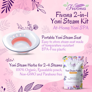 Yoni Steam Kit 2-in-1 Bundle of Foldable Seat with Seaming Herbs - SUNRISE RECIPE