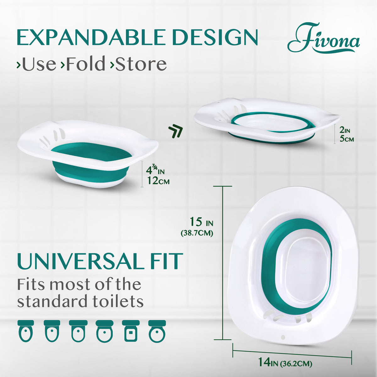 Sitz Bath & V Steam Basin – Fivona.com
