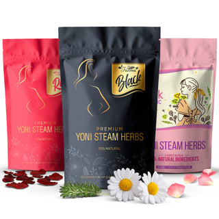 Set of 3 Premium Yoni Steam Herbal Blends