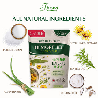 Fivona Sitz Bath Salt Hemorelief Soak Blend | 48oz