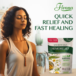 Fivona Sitz Bath Salt Hemorelief Soak Blend | 48oz