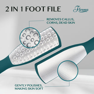 Fivona Foot File | Double Sided Callus Remover