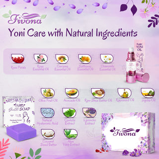 3 in 1 Yoni Care Kit - Purple Gift Set