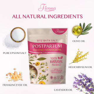 2 in 1 Sitz Bath Soak Kit for Postpartum Care
