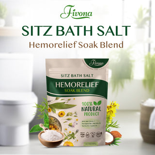 Sitz Bath Salt Blend for Hemorrhoids Treatment | 14.1 oz