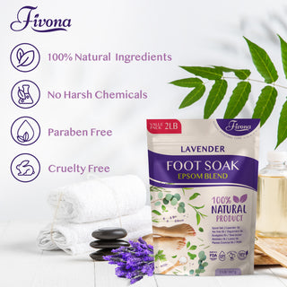 Foot Soak Blend with Lavender - 2Lb