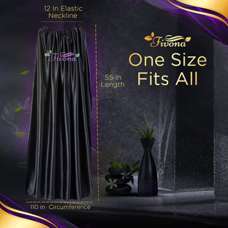 Fivona Yoni Steam Gown – 55 inch length, adjustable neckline, one size fits all