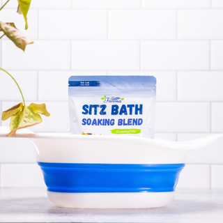 2 in 1 Sitz Bath Soak Kit for Hemorrhoids and Postpartum Care