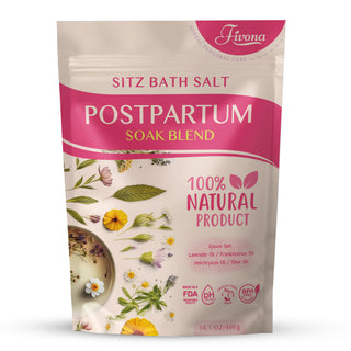 Sitz Bath Salt Blend for Postpartum Care | 14.1 oz
