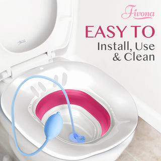 Yoni Steam & Sitz Bath Seat with Hand Flusher