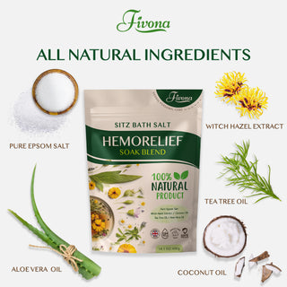 Fivona Hemorelief Sitz Bath Soak Blend | 14.1oz