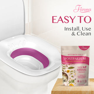 2 in 1 Sitz Bath Soak Kit for Postpartum Care