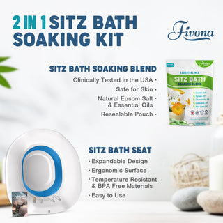 2 in 1 Sitz Bath Soaking Kit