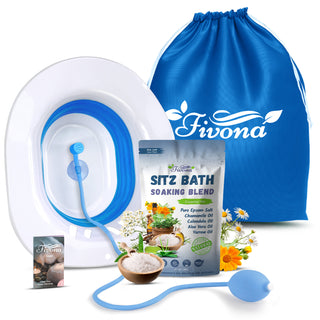 4-in-1 Sitz Bath Kit Ideal for Postpartum and Hemorrhoid Care