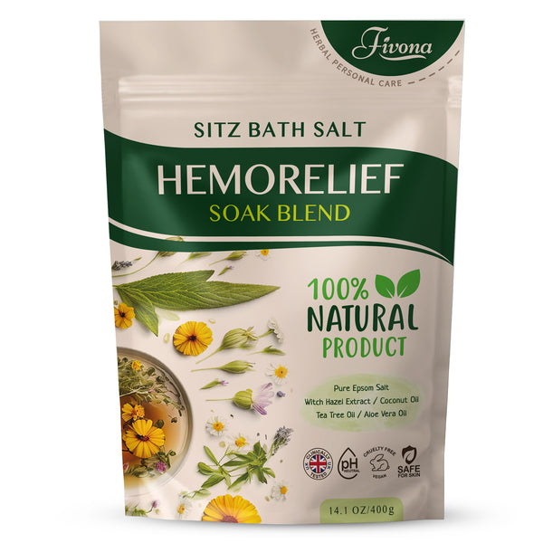 Sitz Bath Salt Blend Epsom Salt Soak for Hemorrhoids & Postpartum
