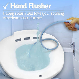 Fivona Hand flusher will take your sitz bath soaking experience to the next level