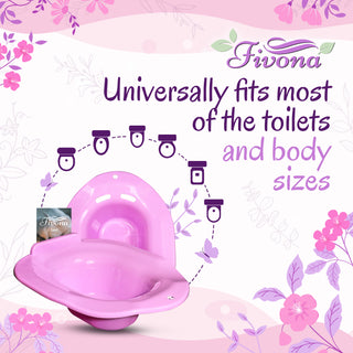 Fivona Yoni Steam Seat universally fits most of the toilet and body sizes.