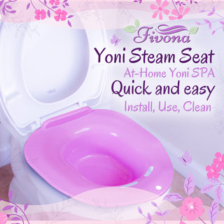 At Home Yoni Spa. Fivona Yoni Steam Seat is quick and easy to install, use and clean.