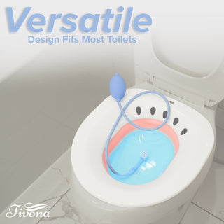 Fivona Seat is versatile and designed to fit most toilets shapes and sizes.