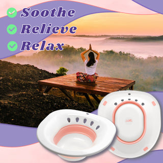Soothe, relieve and relax with Fivona Sitz Bath Basin for soaking and steaming.