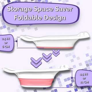 Expandable Storage Space Saver Sitz Bath Seat