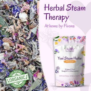 Fivona Yoni Steaming Herbs - RECETA DEL AMANECER - (2-4 sesiones de cocción al vapor) - 1.76 oz
