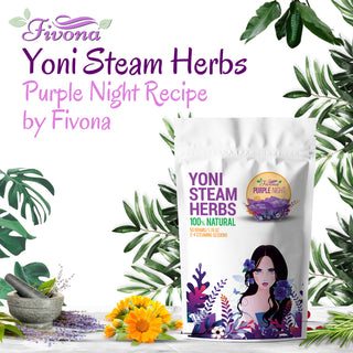 Fivona Yoni Steaming Herbs | PURPLE NIGHT RECIPE | 1.76 OZ