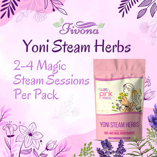 Fivona Yoni Steaming Herbs | Pink Magic Recipe | 1.76 OZ