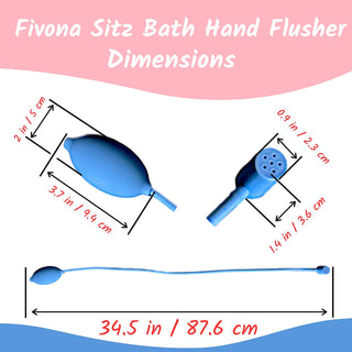 Fivona Hand flusher can be used as a portable bidet for daily cleansing.