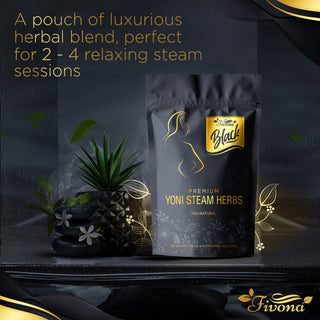 A pouch of Fivona luxurious herbal blend is perfect for 2 - 4 relaxing steam sessions