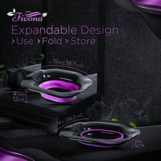 Fivona Yoni Steam Seat has Expandable Design making it easy to use, fold and store.