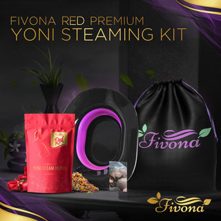 Fivona 3-in-1 Yoni Steaming Kit | Premium Red Edition