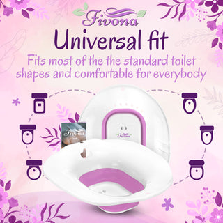 Fivona Expandable Seat has universal fit. Fits most of the standard toilet shapes and comfortable for everybody.
