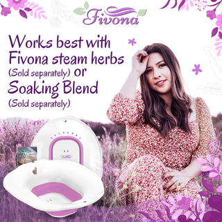 Fivona Over the Toilet Expandable Seat works best with Fivona steam herbs or soaking blend which are sold separately.