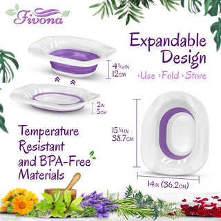 Fivona Yoni Steam Kit | Seat with Purple Night Herbal Blend